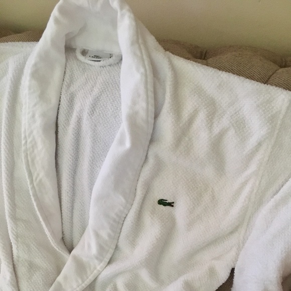 SALE‼️- LACOSTE 🐊 Cotton Bath Robe - Picture 2 of 6
